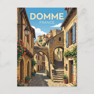 Cartão Postal Alley em Domme (Bastide de Domme) França