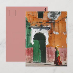 Cartão Postal Alley Rabat Marrocos