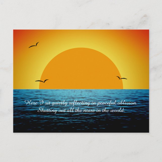 Cartão Postal Alma Sunset (Frente)