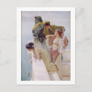 Cartão Postal Alma-Tadema A Coign of Vantage, 1895