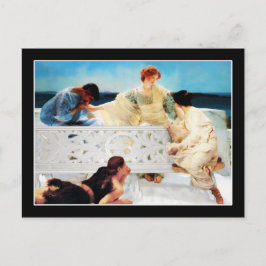 Cartão Postal Alma-Tadema Composto Falta de Privacidade