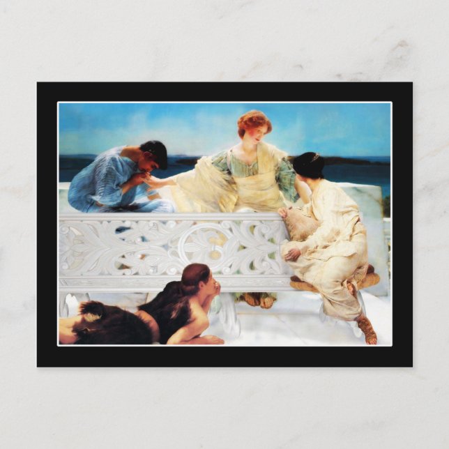 Cartão Postal Alma-Tadema Composto Falta de Privacidade (Frente)
