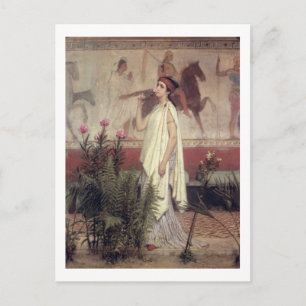 Cartão Postal Alma-Tadema   uma mulher grega, 1869