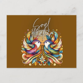 Cartão Postal Almas Gemelas