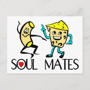 Cartão Postal Almas Mates Melhores Amigos