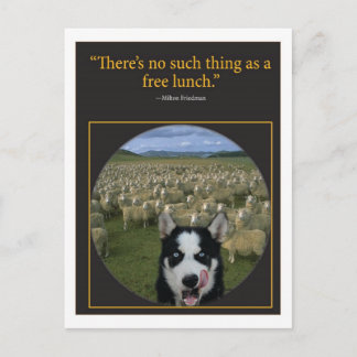 Cartão Postal Almoço Livre