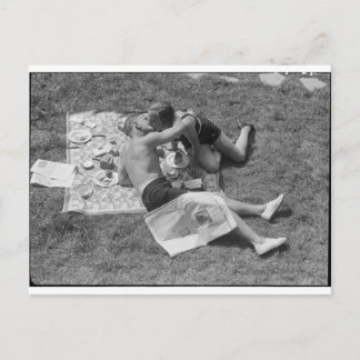 Cartão Postal Almoços no almoço