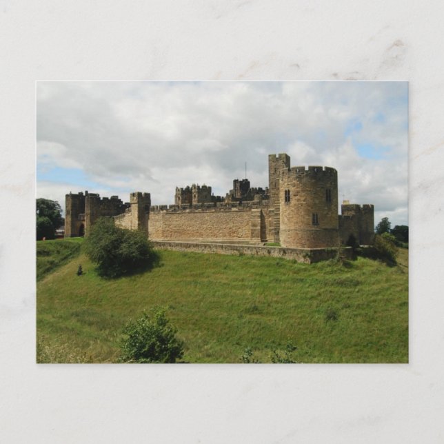 Cartão Postal Alnwick Castle (Frente)