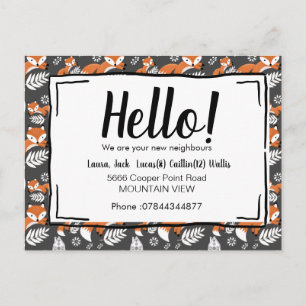 Cartão Postal Alô, conheça a raposa dos vizinhos.