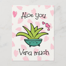 Cartão Postal Aloe You Vera Muitíssimo Amor