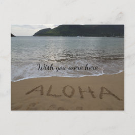 Cartão Postal Aloha Beach Kauai Hawaii Ocean