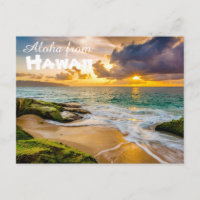 Aloha do cartão-postal do Havaí