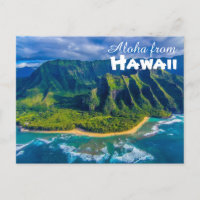 Aloha do cartão-postal do Havaí
