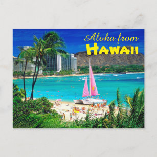 Cartão Postal Aloha do Havaí