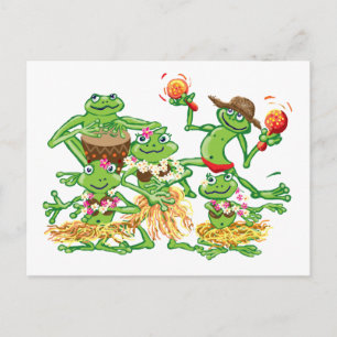 Cartão Postal Aloha - Festa Hula