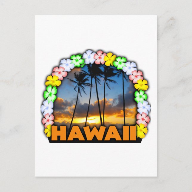 Cartão Postal Aloha Hawaii (Frente)