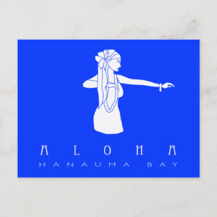 Cartão Postal Aloha Hawaii Hula Dancer