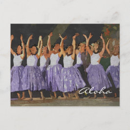 Cartão Postal Aloha Hula