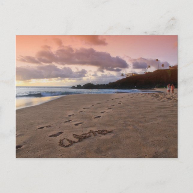Cartão postal Aloha Kaanapali Beach (Frente)