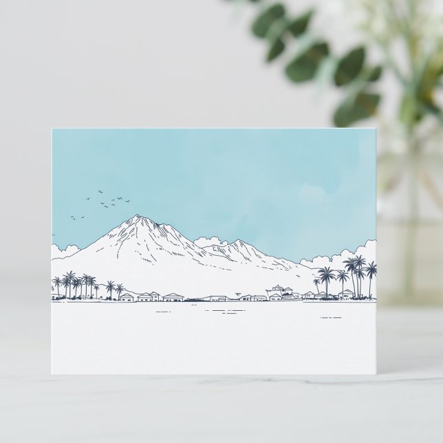 Cartão Postal Aloha Minimal (Criador carregado)