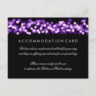 Cartão Postal Alojamento Elegante Glam Hollywood Roxo