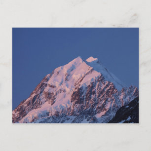 Cartão Postal Alpenglow on Aoraki Mount Cook, Mackenzie 2