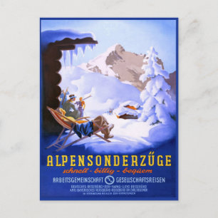 Cartão Postal ALpensonderzuge, Alemanha
