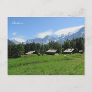 Cartão Postal Alpes Franceses Chamonix Mont Blanc