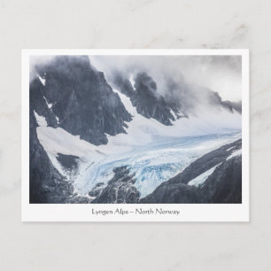 Cartão Postal Alpes Lyngen Norte da Noruega