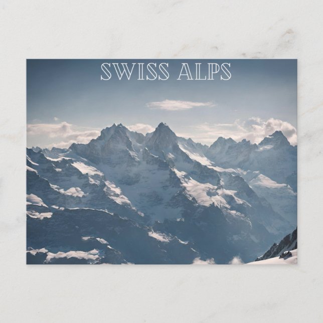 Cartão Postal Alpes suíços (7) (Frente)
