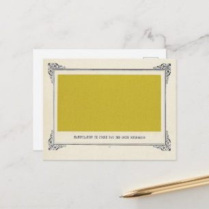 Cartão Postal Alphonse Allais, April Fools, Yellow, Abstrato Art