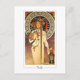 Cartão Postal Alphonse Mucha #134 - Cartão-postal de arte fino