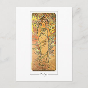 Cartão Postal Alphonse Mucha #160 - Cartão-postal de arte fino