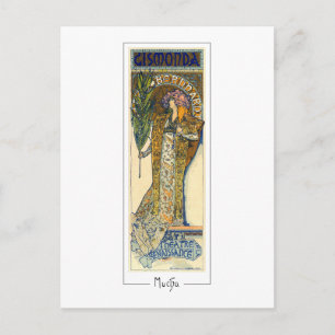 Cartão Postal Alphonse Mucha #198 - Cartão-postal de arte