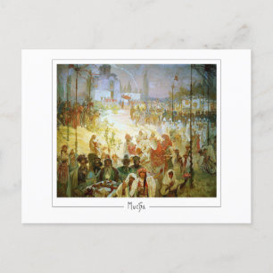 Cartão Postal Alphonse Mucha #208 - Cartão-postal de arte fino
