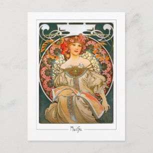 Cartão Postal Alphonse Mucha #214 - Cartão-postal de arte fino