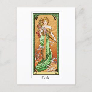 Cartão Postal Alphonse Mucha #247 - Cartão-postal de arte fino