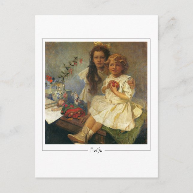 Cartão Postal Alphonse Mucha #331 - Cartão-postal de arte fino (Frente)