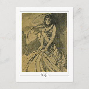 Cartão Postal Alphonse Mucha #354 - Cartão-postal de arte fino