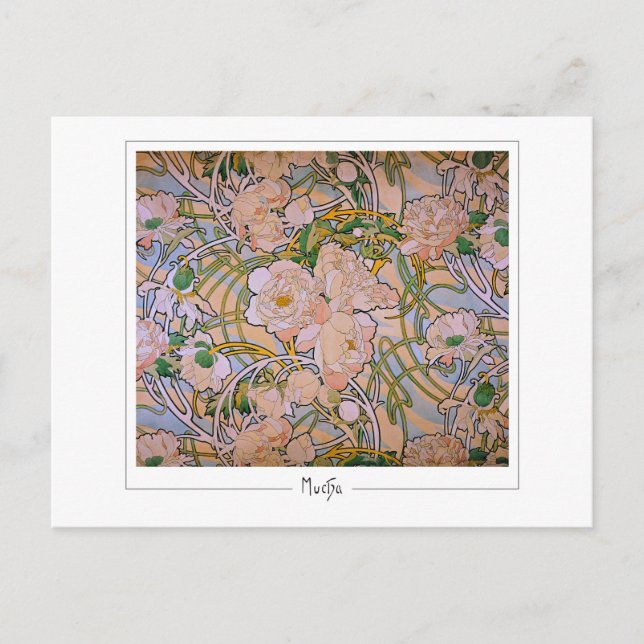 Cartão Postal Alphonse Mucha #3 - Cartão-postal de arte (Frente)