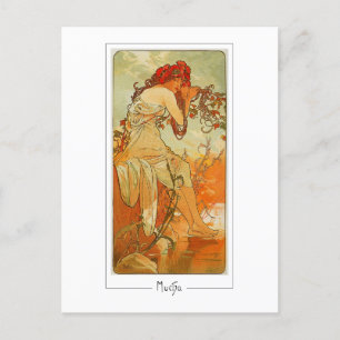 Cartão Postal Alphonse Mucha #66 - Cartão-postal de arte