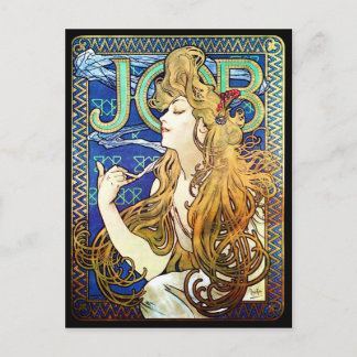 Cartão Postal Alphonse Mucha JOB