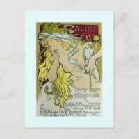 Alphonse Mucha, poster de Exposição, 1896.