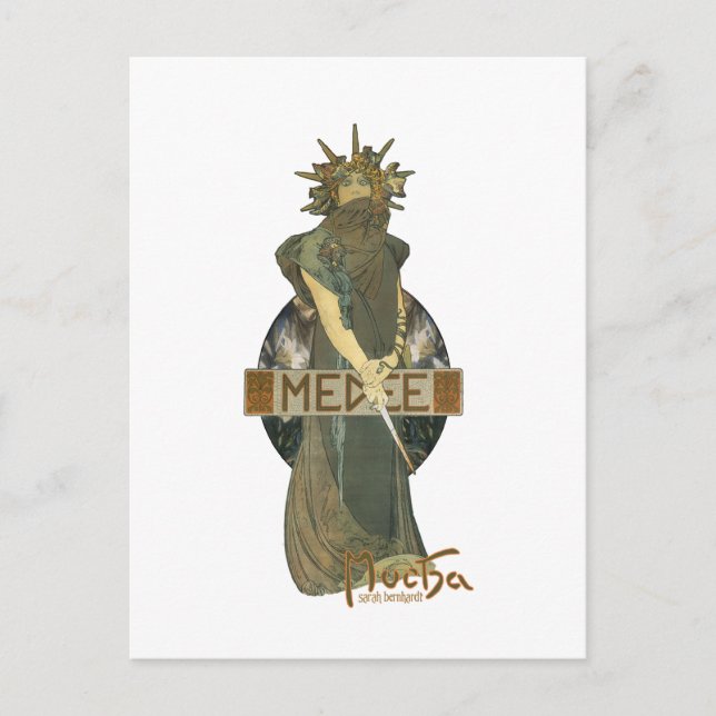 Cartão Postal Alphonse Muchas Medee (1898) (Frente)