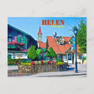 Cartão Postal Alpine Helen, Geórgia, EUA.