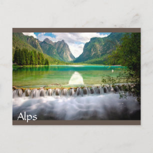Cartão Postal Alps Itália Dolomites