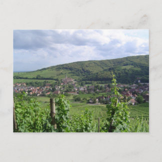 Cartão Postal Alsace vineyards