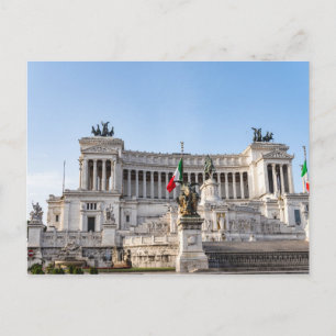 Cartão Postal Altare della Patria no início da manhã - Roma, Itá