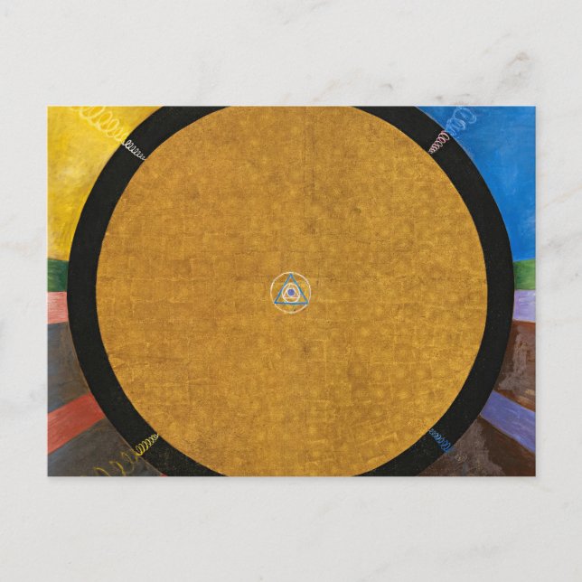 Cartão Postal Altarpart, Grupo X, nº 3, por Hilma af Klint (Frente)