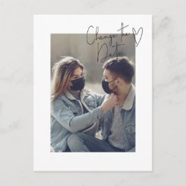 Cartão Postal Alterar a Data do Adiamento de Foto Simples de Scr